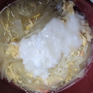 トロロ鶏ガラ風入麺